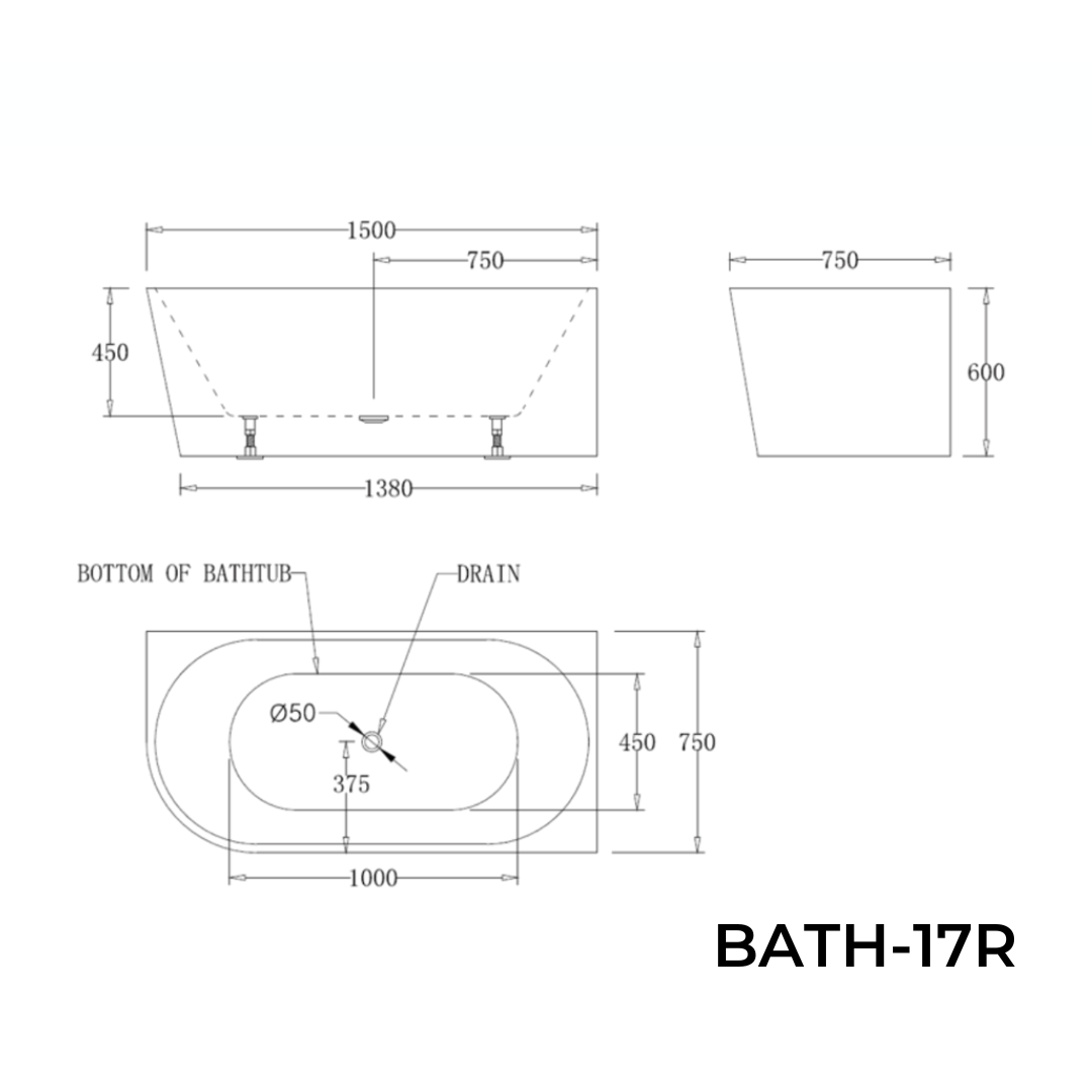 Corner Fit Bath