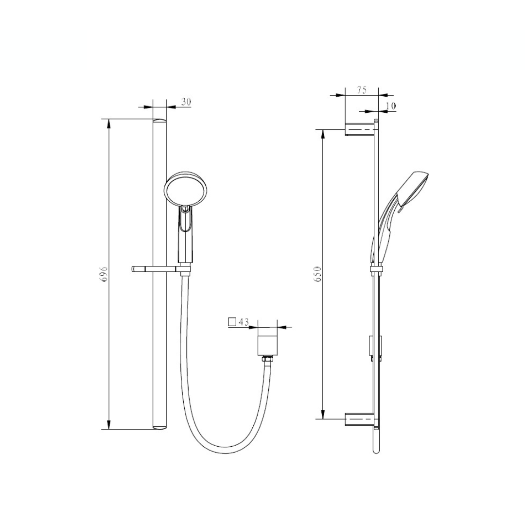 Mimi Hand Shower Rail