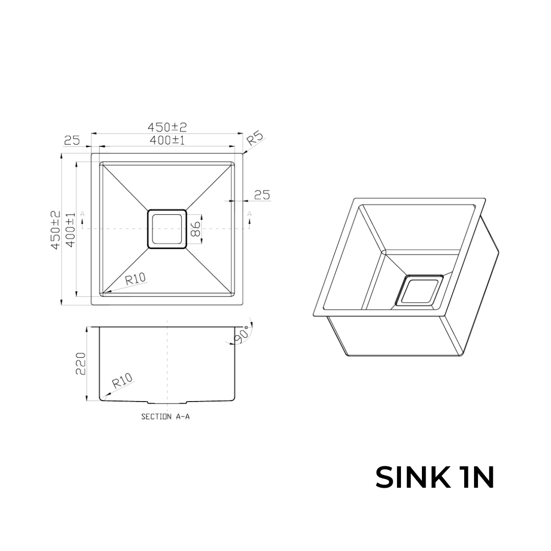 Nano Scratch Resistant Sink