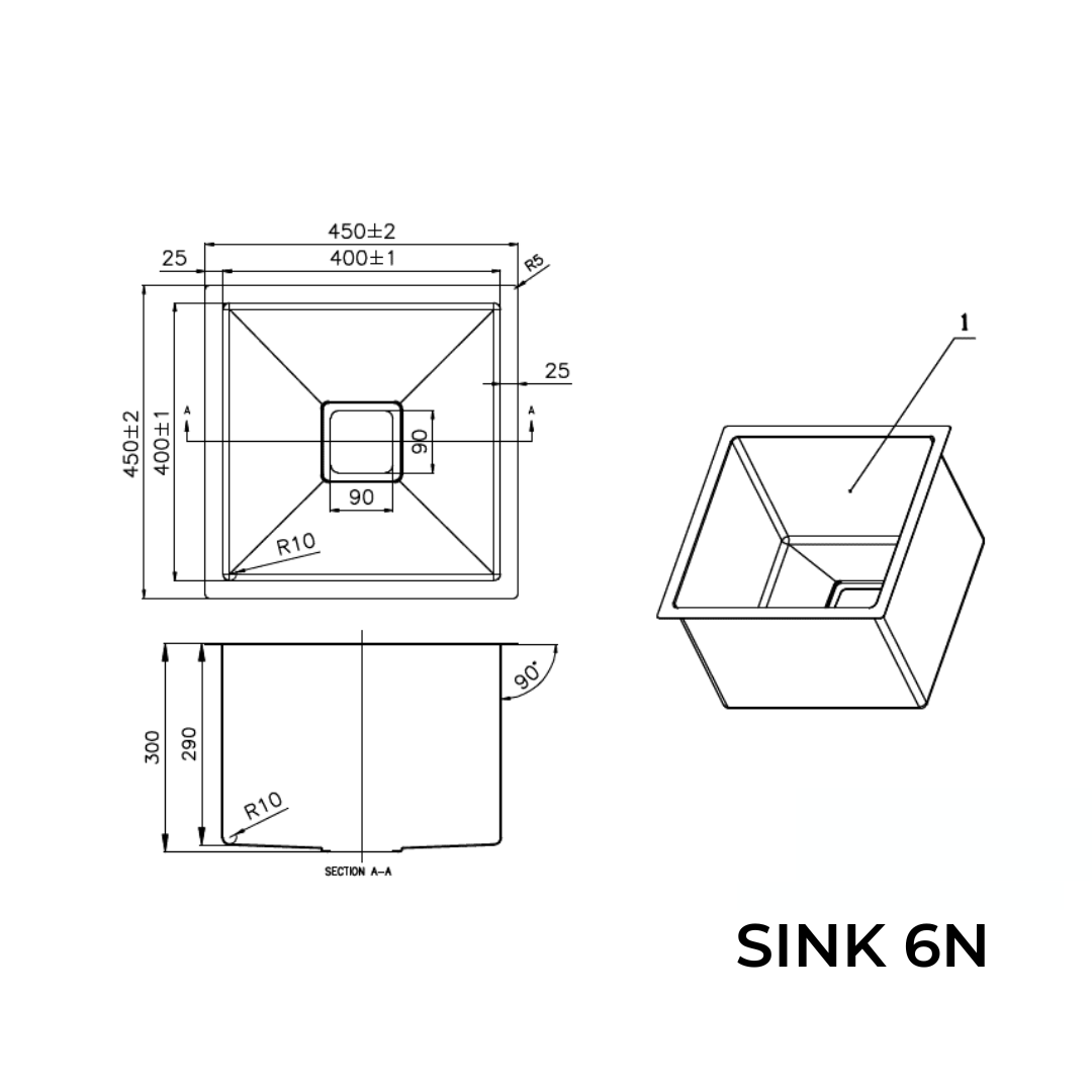 Nano Scratch Resistant Sink