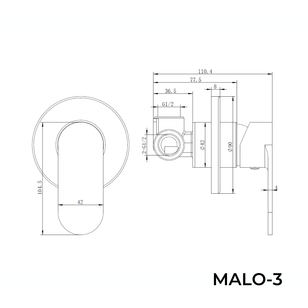 Malo Wall Mixer