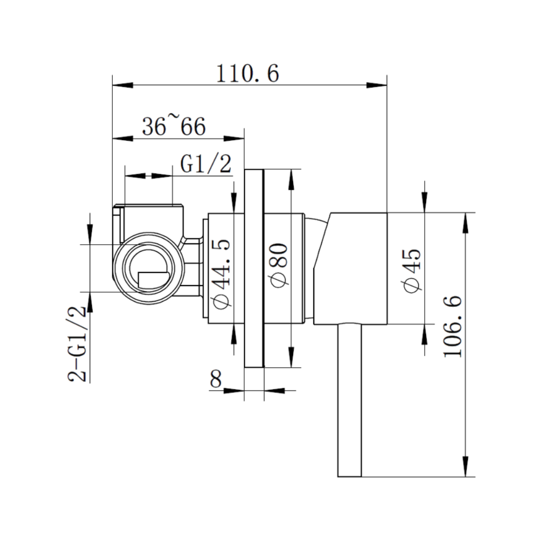 Parker Wall Mixer