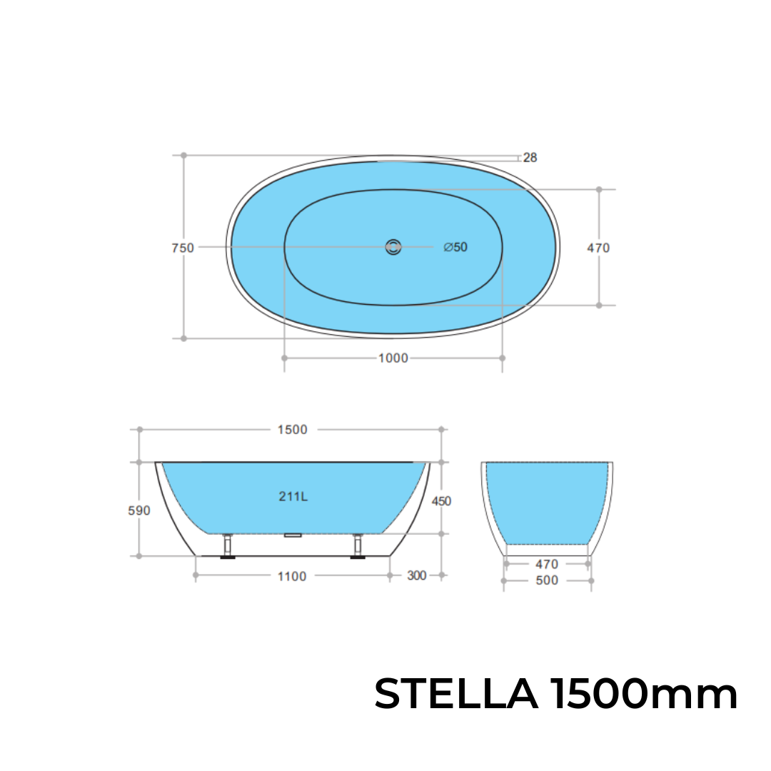 Stella Bathtub